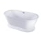 Aqua Eden Pedestal Bathtubs, 65.75 L, 30.5 W, White, Acrylic VTDE663124 - alternate 2